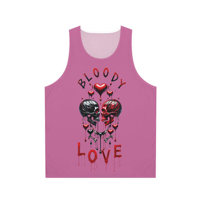 Bloody Love Women Tank Top Light Pink, Heavy metal, Rock n Roll, Ghotic, Punk