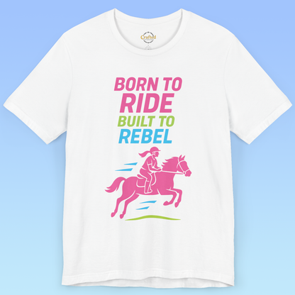 BORN TO RIDE- Short Sleeve Women T-shirt