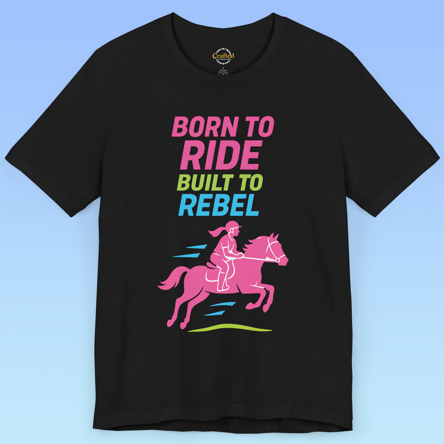 BORN TO RIDE- Short Sleeve Women T-shirt