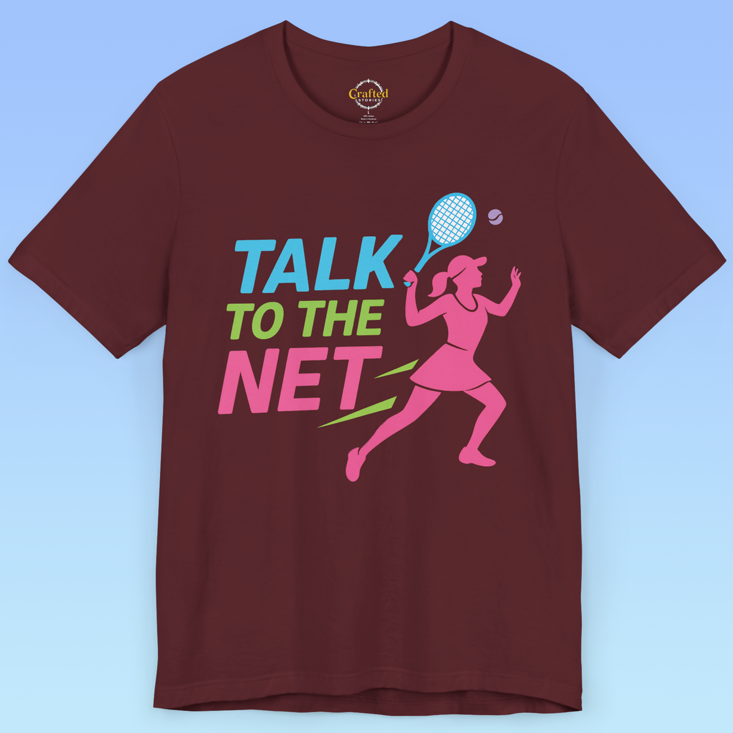 Talk to the Net- Tennis Short Sleeve T-shirt