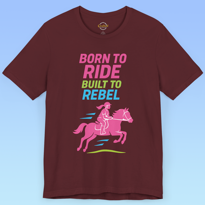BORN TO RIDE- Short Sleeve Women T-shirt