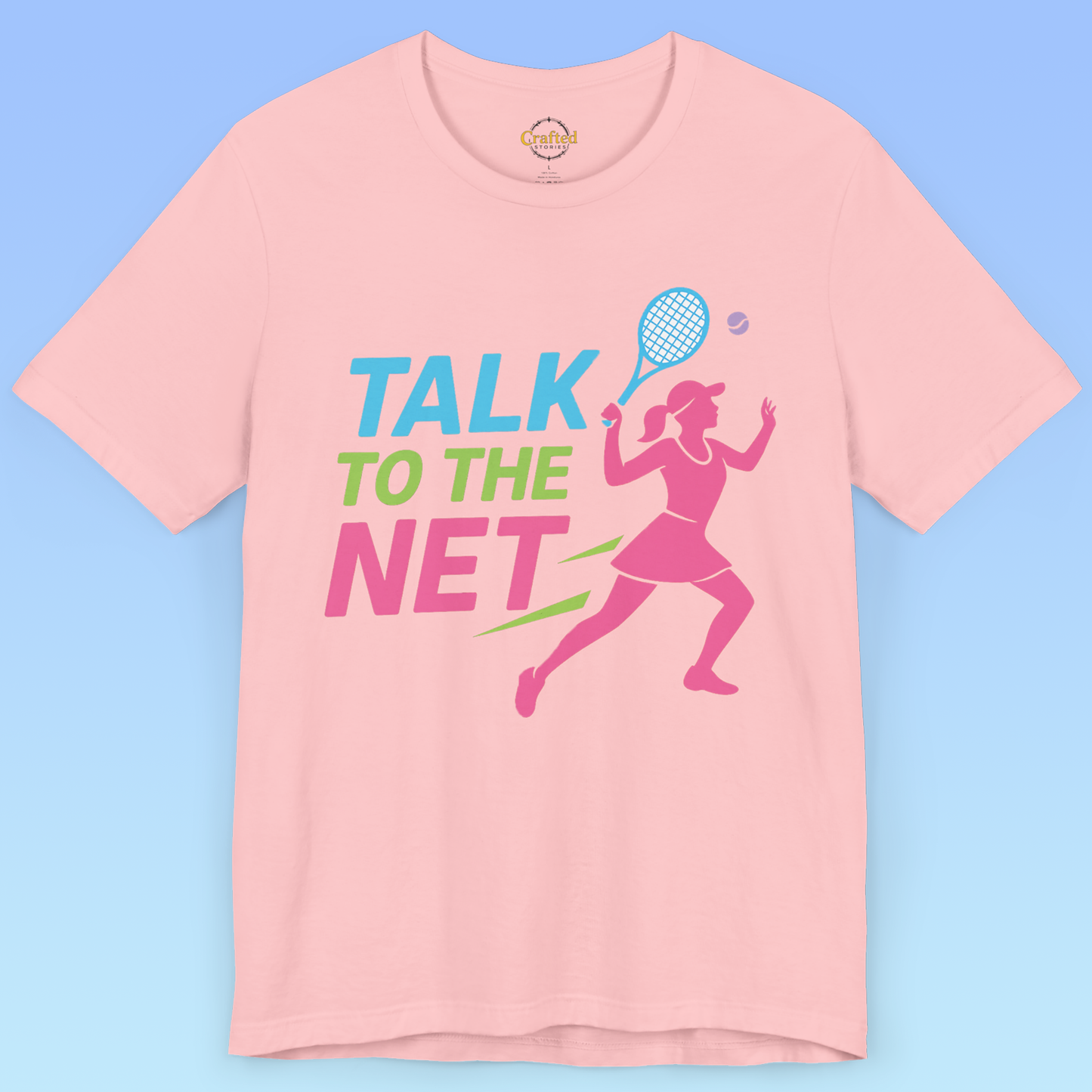 Talk to the Net- Tennis Short Sleeve T-shirt