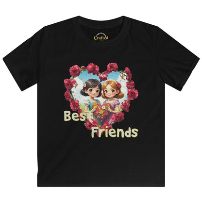Best Friends girls Kids Softstyle Tee