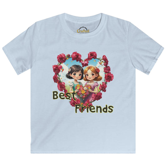 Best Friends girls Kids Softstyle Tee