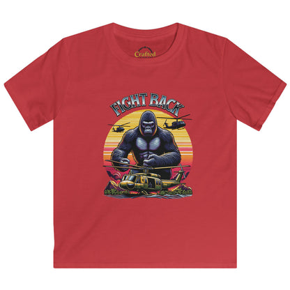 Fight Back and never give up Kids Softstyle Tee