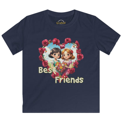 Best Friends girls Kids Softstyle Tee