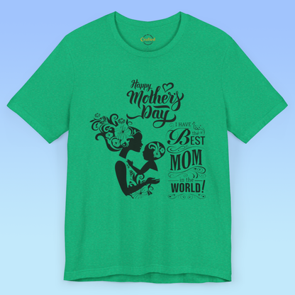 Mother´s day- Best Mom - Women Jersey Short Sleeve T shirt