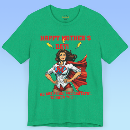 Mother`s day Supermom – Our Everyday Hero Tee, women Jersey Short Sleeve T shirt