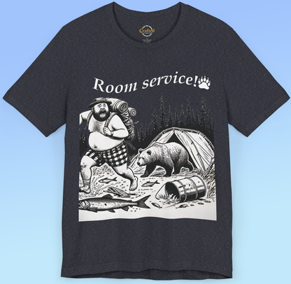 Room Service! – Wild Edition Camping T shirt Unisex Jersey Short Sleeve Tee