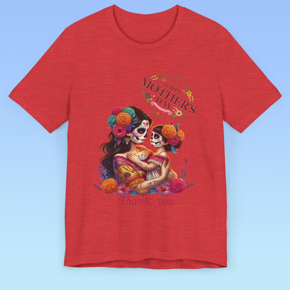 Mother`s Day- Eternal Bond – Calavera Mother & Daughter Tee, Women Jersey Short Sleeve T shirt
