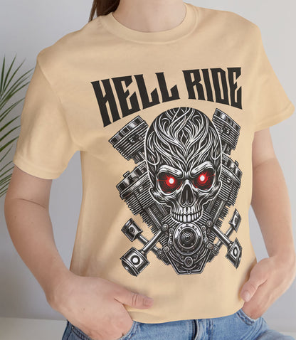 HELL RIDE – Rock ‘n’ Roll Tee Unisex Jersey Short Sleeve Tee