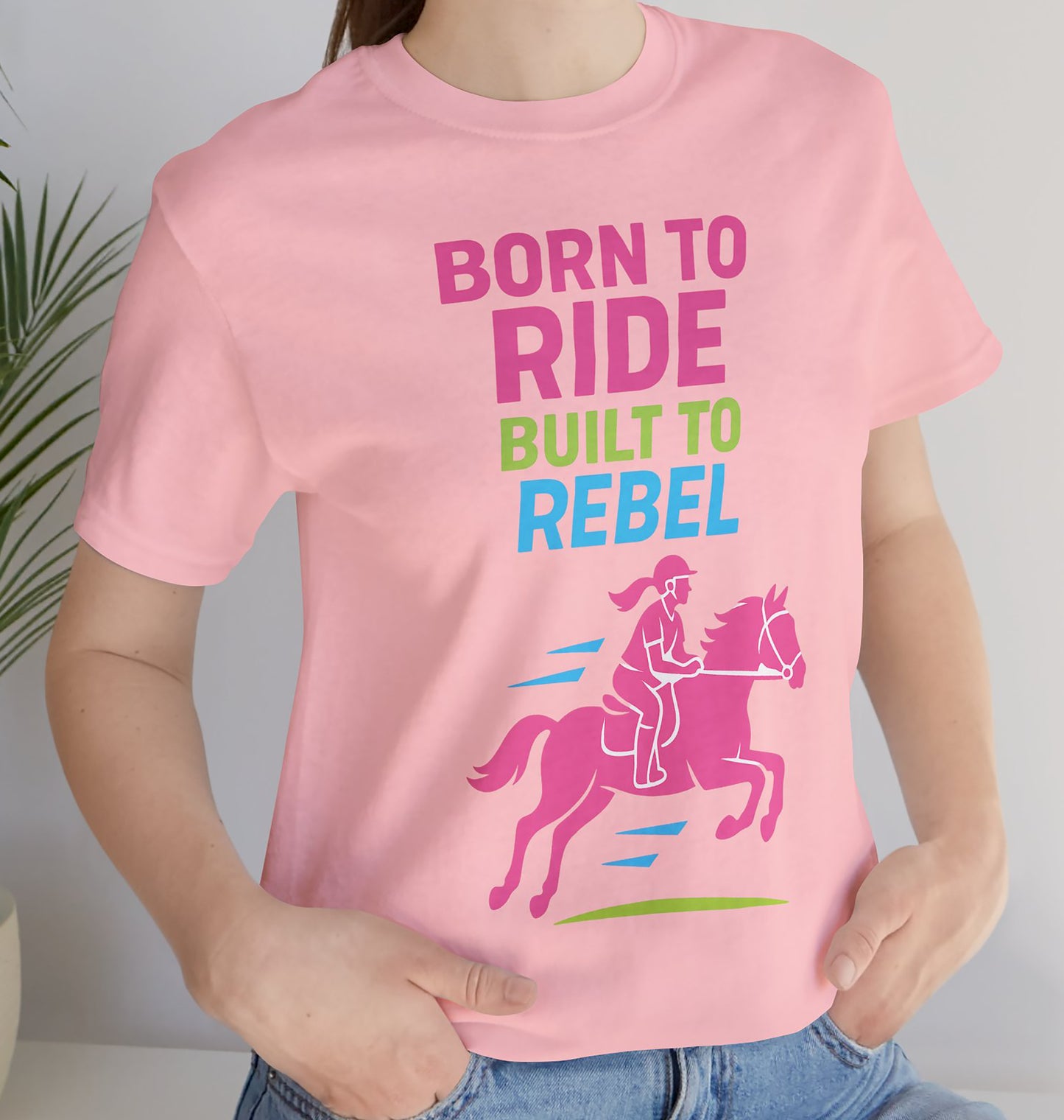 BORN TO RIDE- Short Sleeve Women T-shirt