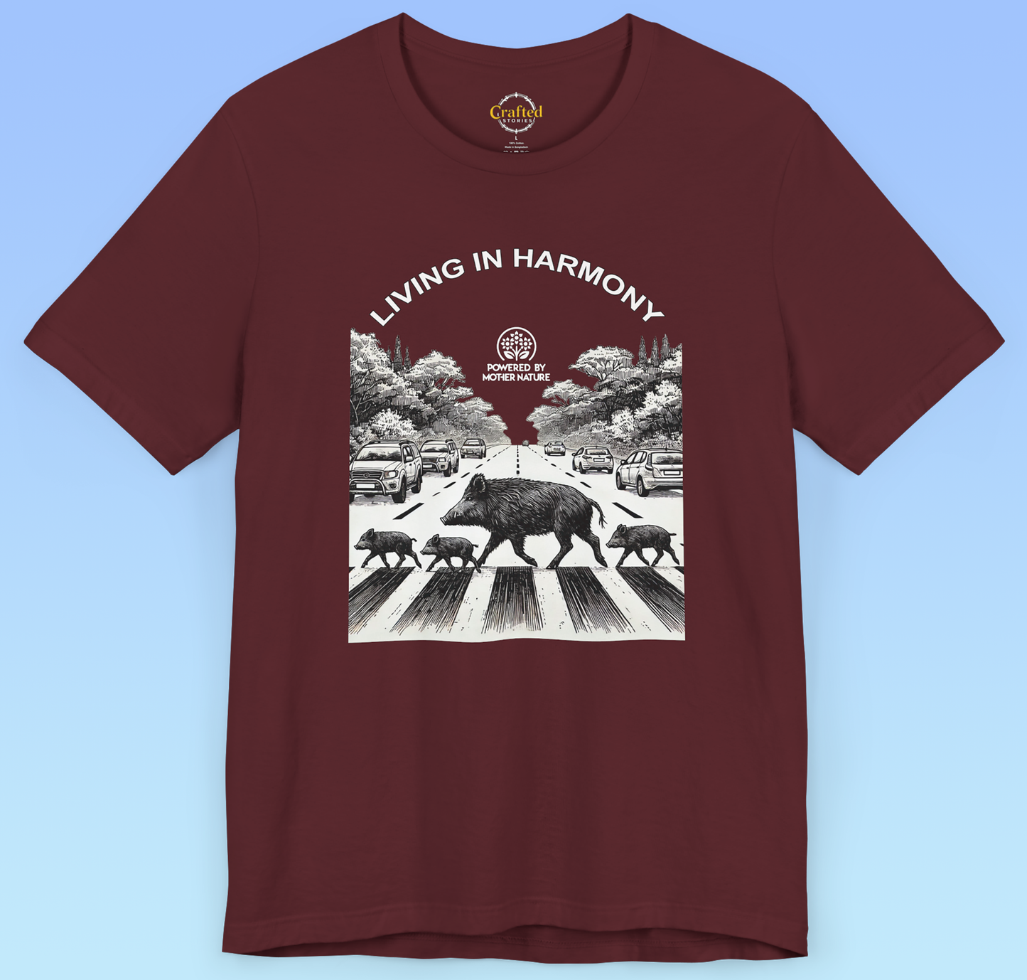 Living in Harmony-  Short Sleeve Tee
