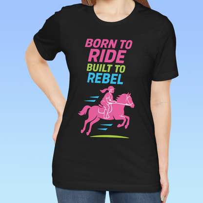 BORN TO RIDE- Short Sleeve Women T-shirt