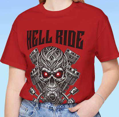 HELL RIDE – Rock ‘n’ Roll Tee Unisex Jersey Short Sleeve Tee