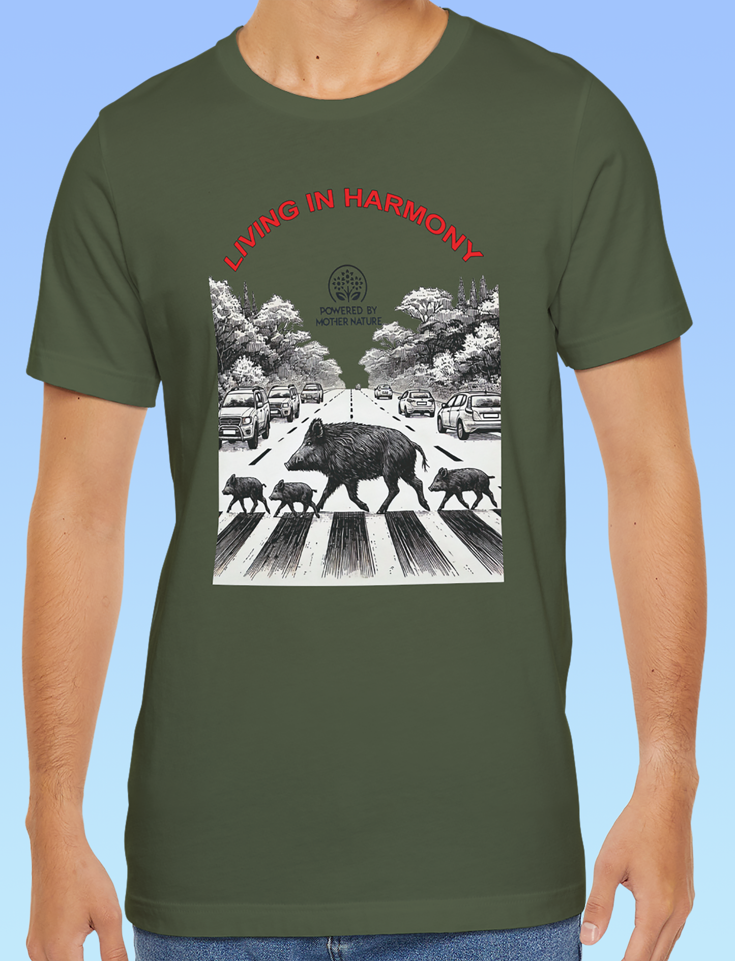 Living in Harmony-  Short Sleeve Tee