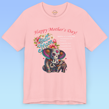 Mother's Day Love – Elephant Edition, women Jersey Short Sleeve T shirt