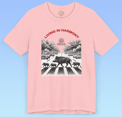 Living in Harmony-  Short Sleeve Tee
