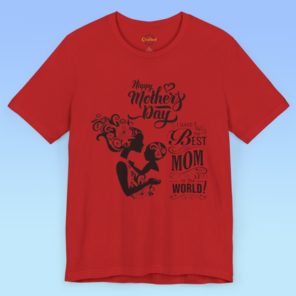 Mother´s day- Best Mom - Women Jersey Short Sleeve T shirt