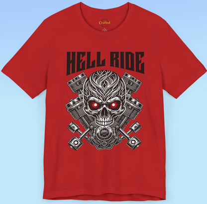 HELL RIDE – Rock ‘n’ Roll Tee Unisex Jersey Short Sleeve Tee