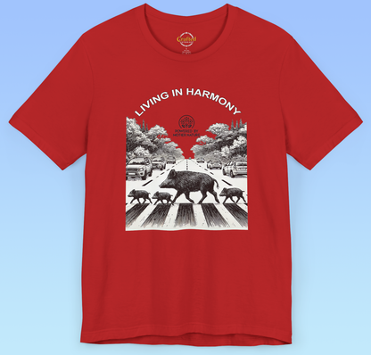 Living in Harmony-  Short Sleeve Tee