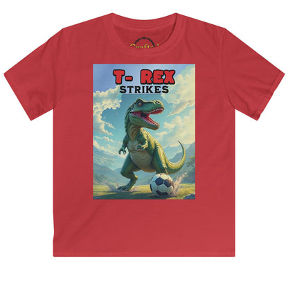 T- Rex strikes Kids Softstyle Tee