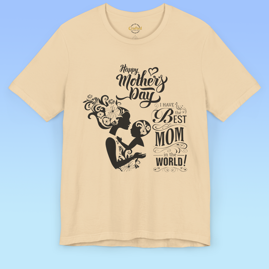Mother´s day- Best Mom - Women Jersey Short Sleeve T shirt