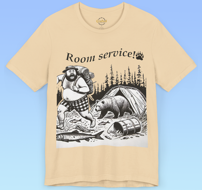 Room Service! – Wild Edition Camping T shirt Unisex Jersey Short Sleeve Tee