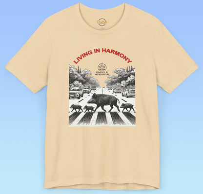 Living in Harmony-  Short Sleeve Tee