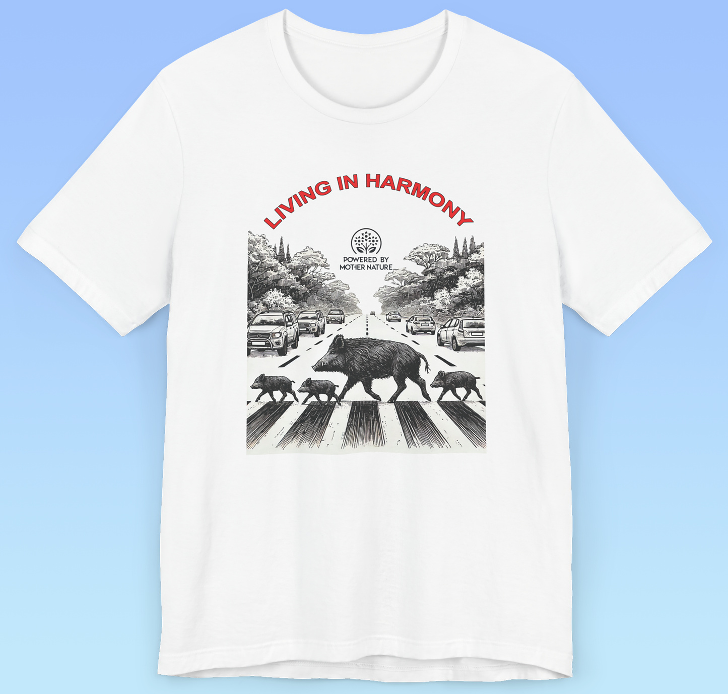 Living in Harmony-  Short Sleeve Tee