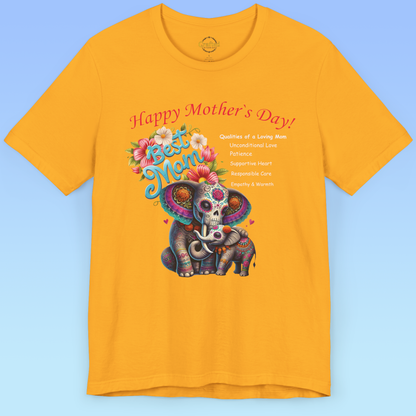 Mother's Day Love – Elephant Edition, women Jersey Short Sleeve T shirt